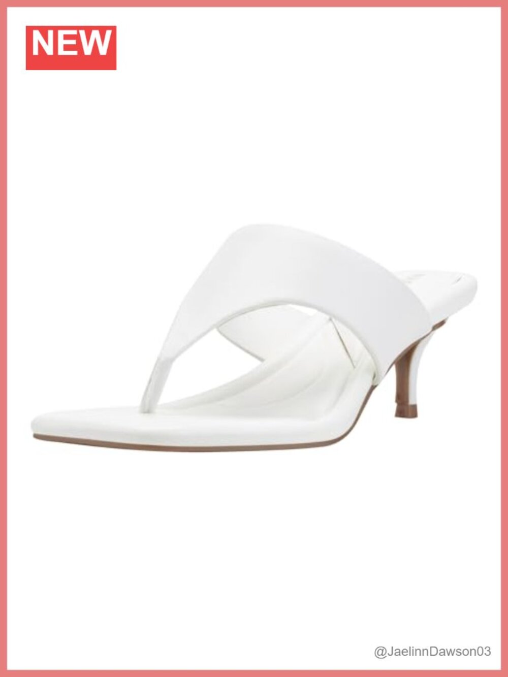 Marc Fisher Yael Kitten Heel Square Toe Sandals Faux Patent Leather